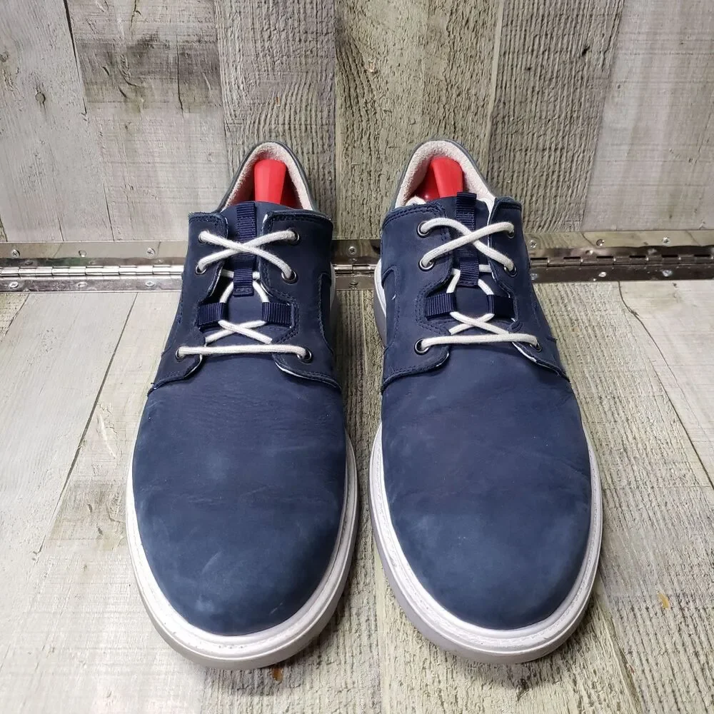 JOSEF SEIBEL Mirko Leather Lace Up Oxfords Men's 12 Shoes Sneakers EU 46 Blue